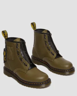 1460 Ben Alpha Industries Nahka- Ja Nylonmaiharit*Dr. Martens Cheap