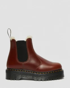 2976 Quad Faux Fur Lined Platform -Maiharit*Dr. Martens Clearance
