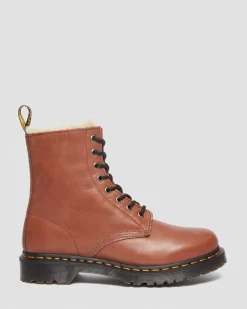 1460 Serena Faux Fur Lined Leather Lace Up -Maiharit*Dr. Martens Best Sale