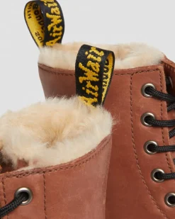 1460 Serena Faux Fur Lined Leather Lace Up -Maiharit*Dr. Martens Best Sale