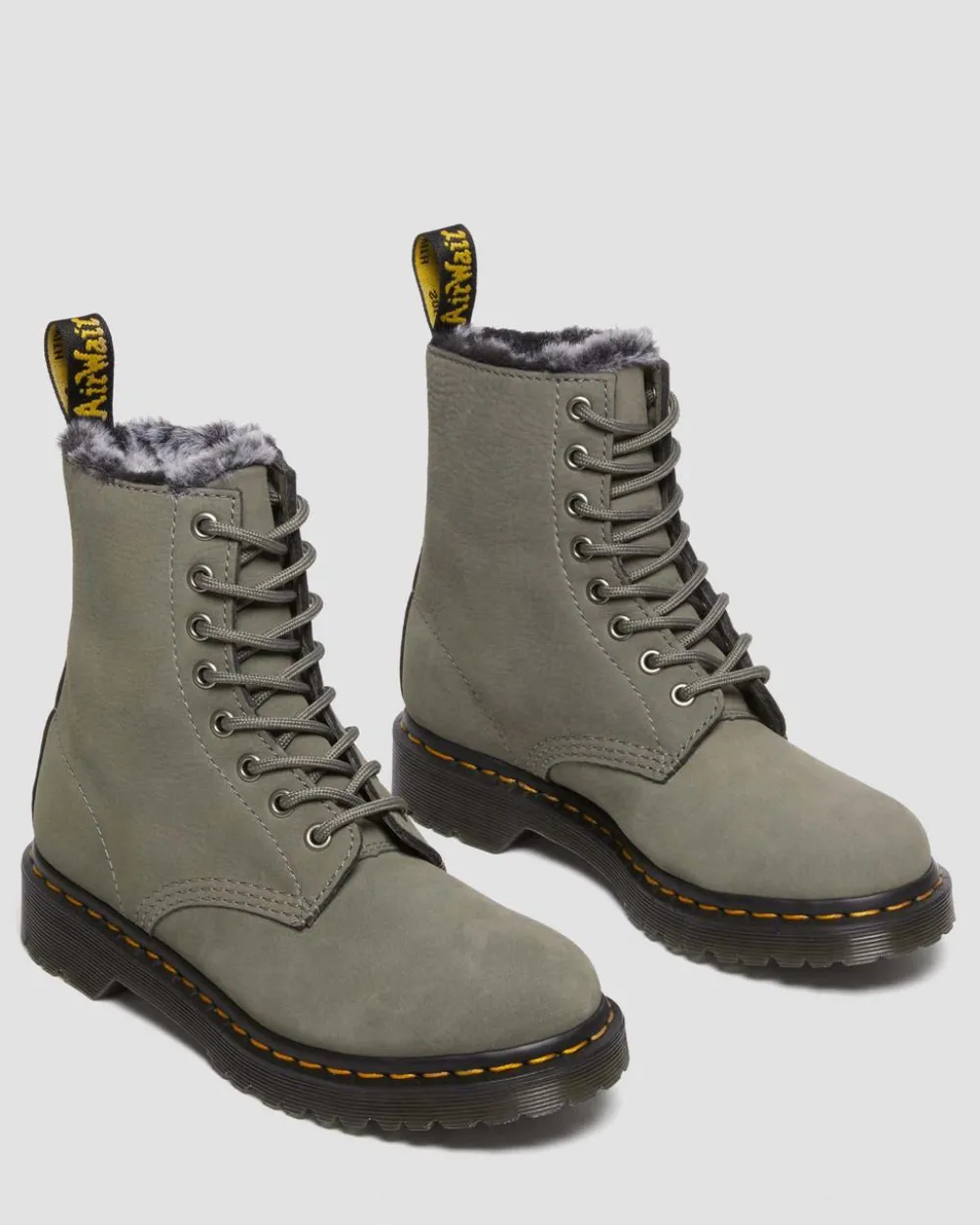 1460 Serena Faux Fur Lined Nubuck Lace Up -Maiharit*Dr. Martens Flash Sale