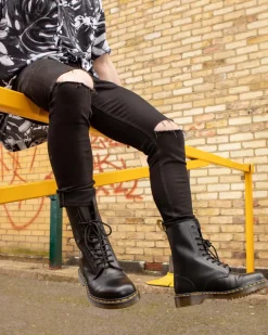 1490 Smooth Leather High Lace Up -Maiharit*Dr. Martens Cheap