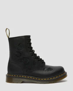 1460 Vonda Mono Floral Rose Leather Lace Up -Maiharit*Dr. Martens Sale