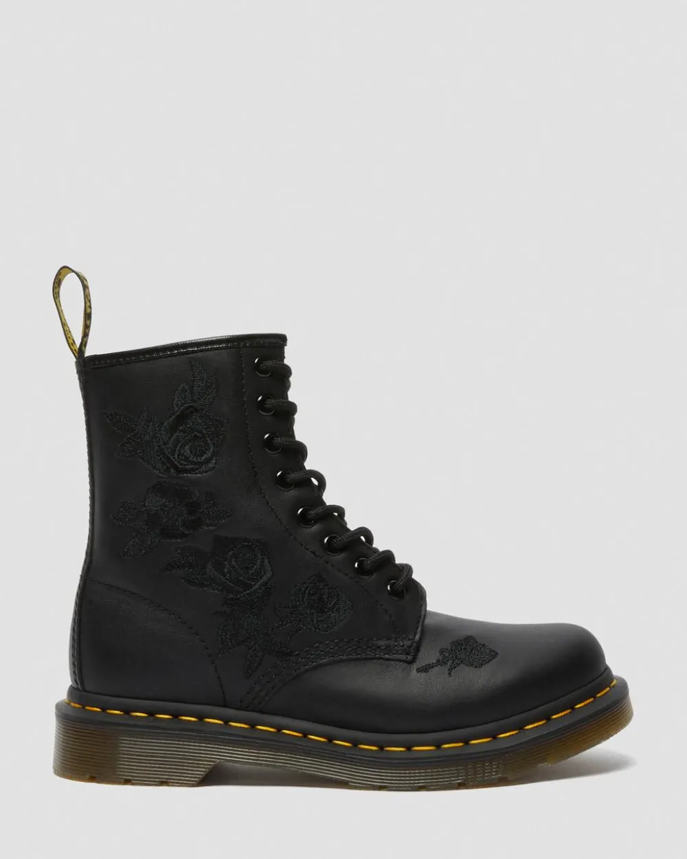1460 Vonda Mono Floral Rose Leather Lace Up -Maiharit*Dr. Martens Sale