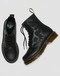 1460 Vonda Mono Floral Rose Leather Lace Up -Maiharit*Dr. Martens Sale