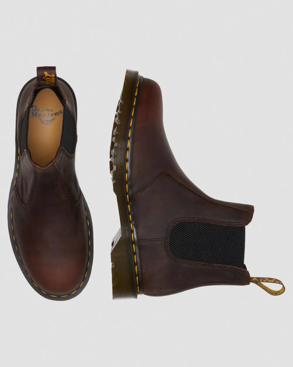 2976 Waxed Full Grain Zip Leather Chelsea -Bootsit*Dr. Martens Best Sale