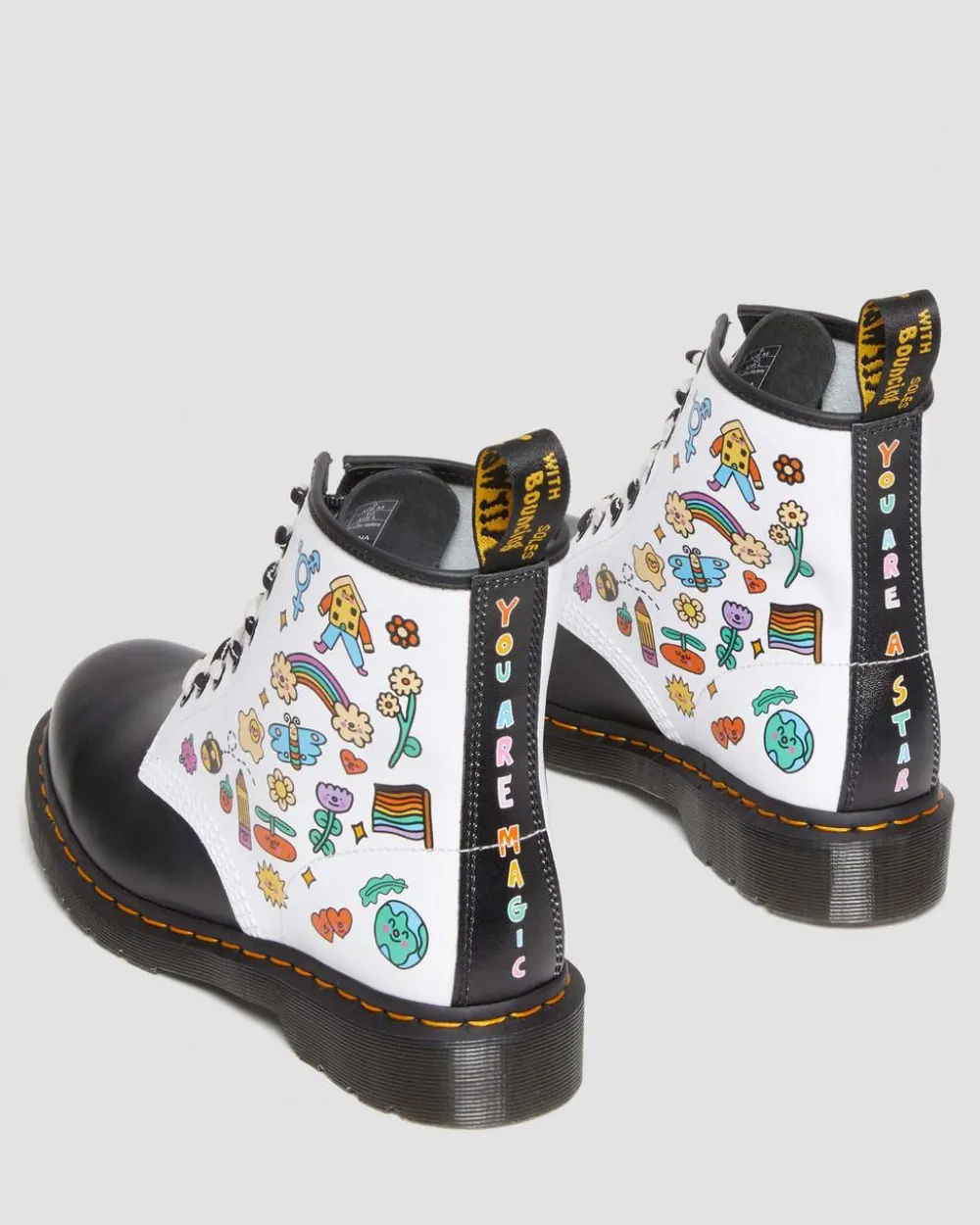 1460 Wednesday Holmes Pride Smooth -Nahkamaiharit*Dr. Martens New