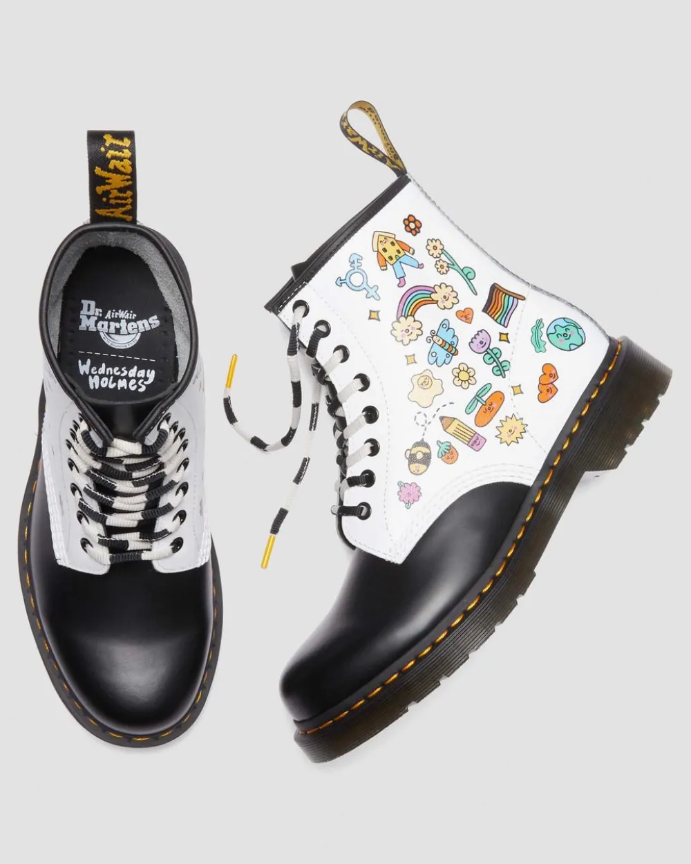 1460 Wednesday Holmes Pride Smooth -Nahkamaiharit*Dr. Martens New