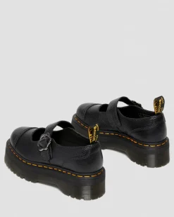 Addina Flower Buckle -Nahkaplatformit*Dr. Martens Hot