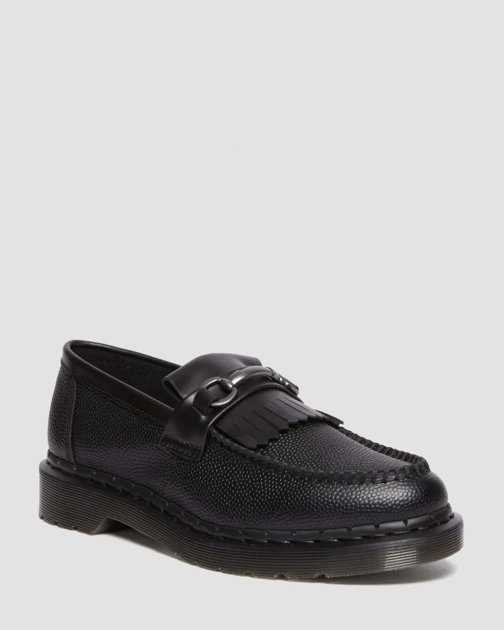 Adrian Snaffle Pebble Grain Leather Kiltie -Loaferit*Dr. Martens Clearance