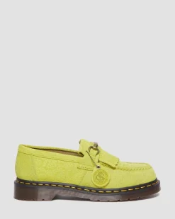 Adrian Snaffle Repello Emboss Suede Kiltie Loafers*Dr. Martens Clearance