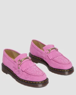 Adrian Snaffle Repello Emboss Suede Kiltie Loafers*Dr. Martens Best