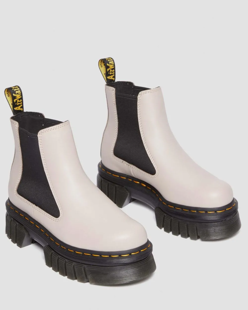 Audrick Nappa Lux Leather Platform Chelsea -Bootsit*Dr. Martens Discount