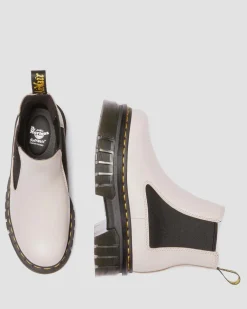 Audrick Nappa Lux Leather Platform Chelsea -Bootsit*Dr. Martens Discount