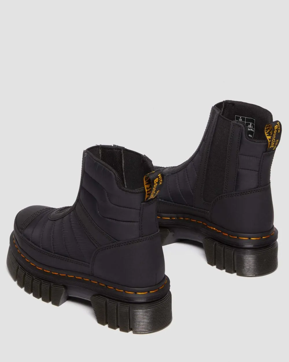Audrick Quilted Platform Chelsea -Bootsit*Dr. Martens New