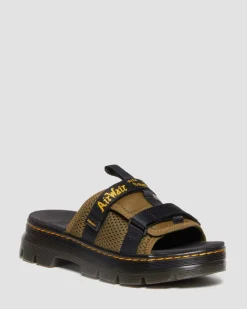Ayce Logo Milled Leather Strap Platform -Lipokkaat*Dr. Martens Cheap