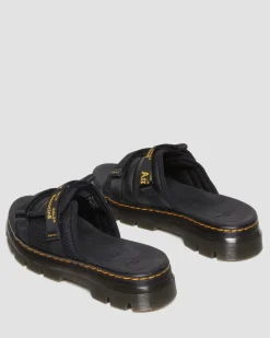 Ayce Logo Milled Leather Strap Platform -Lipokkaat*Dr. Martens Outlet