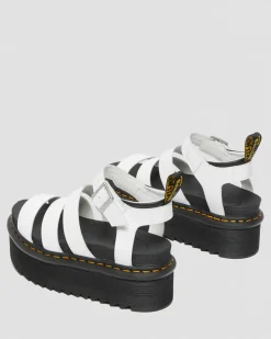 Blaire Quad Hydro Leather Platform Gladiator Sandals*Dr. Martens Shop