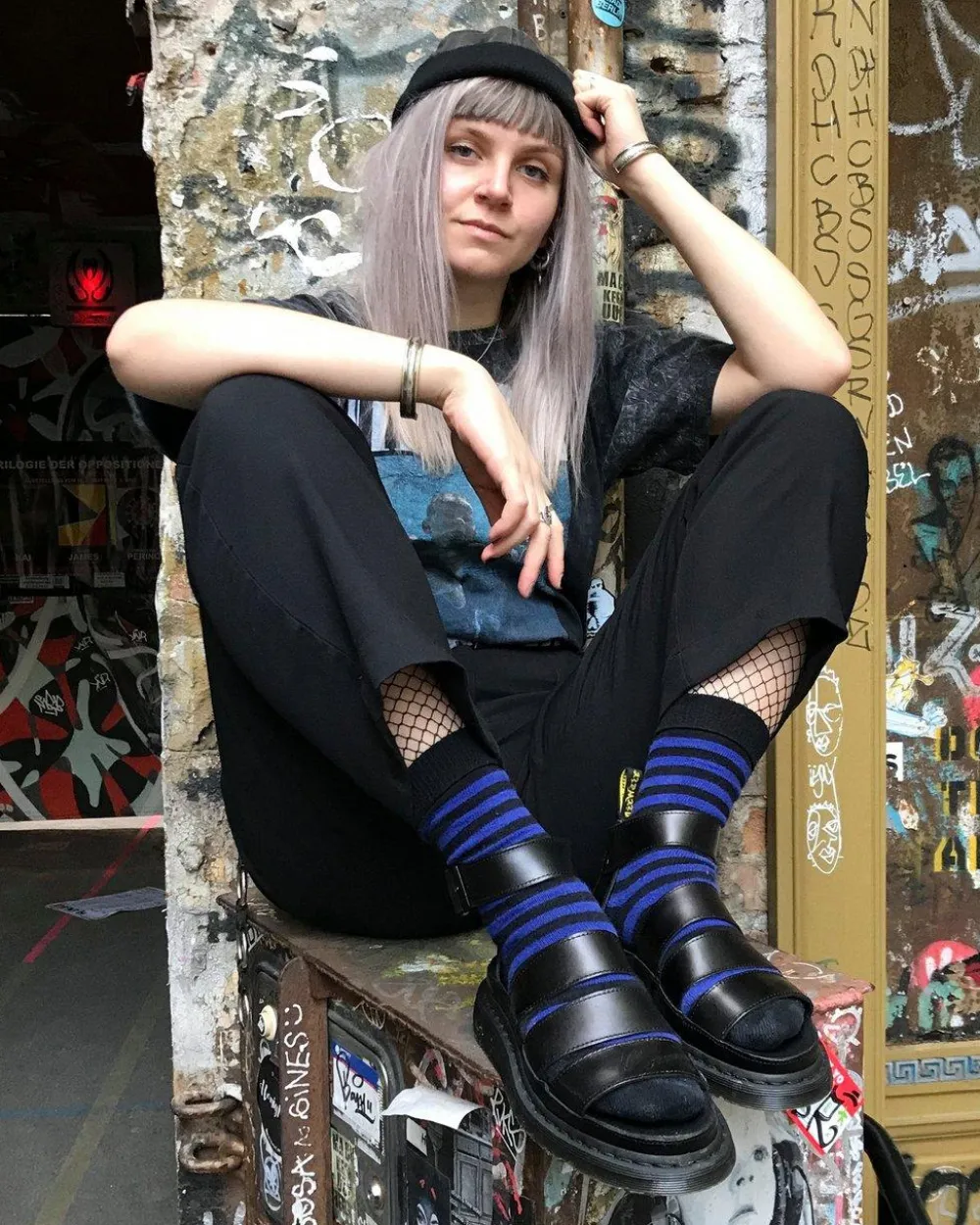Clarissa Ii Leather Strap Sandals*Dr. Martens New