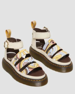Clarissa Ii Quad Retro Canvas Vegan Platform -Remmisandaalit*Dr. Martens Shop