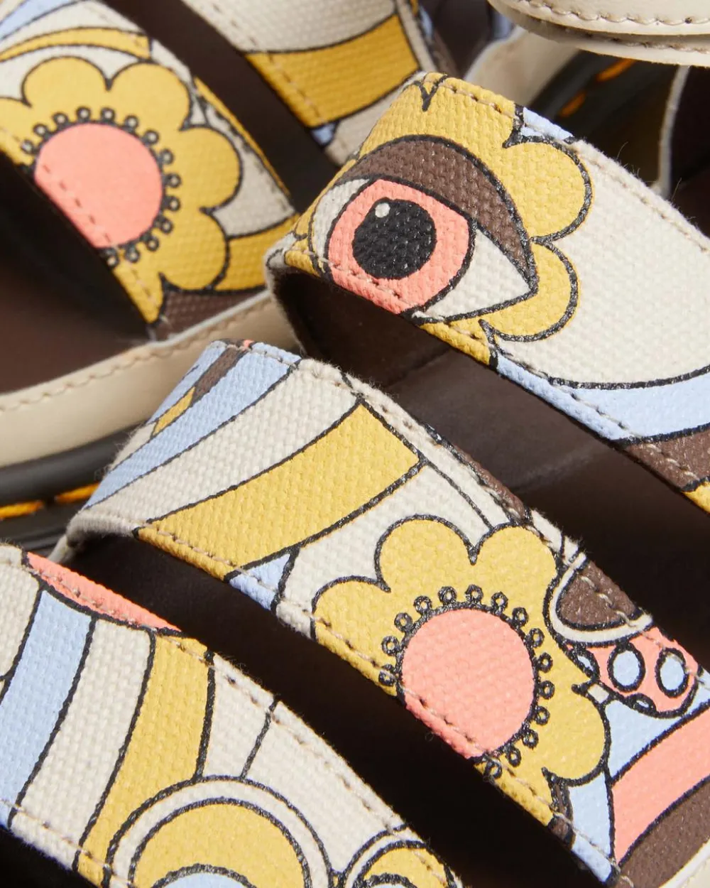 Clarissa Ii Quad Retro Canvas Vegan Platform -Remmisandaalit*Dr. Martens Shop