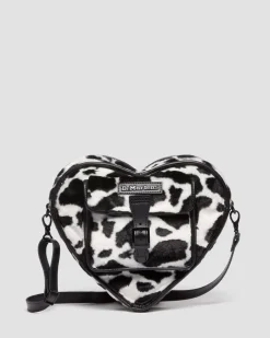 Cow Print Heart Shaped -Laukku*Dr. Martens Sale