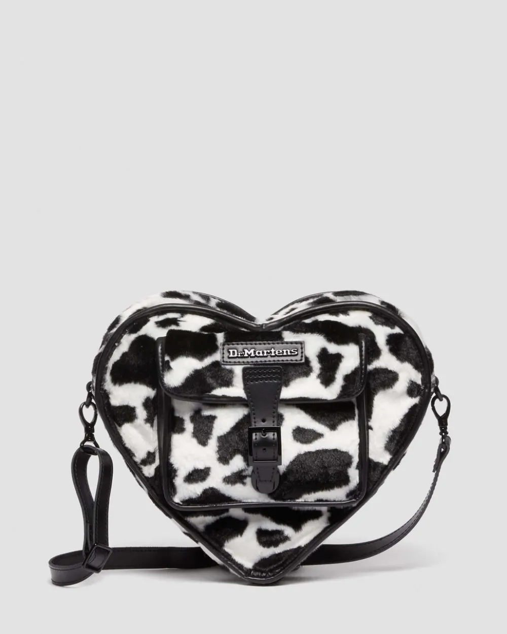Cow Print Heart Shaped -Laukku*Dr. Martens Sale