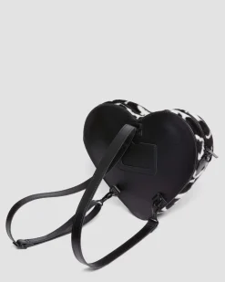 Cow Print Heart Shaped -Laukku*Dr. Martens Sale
