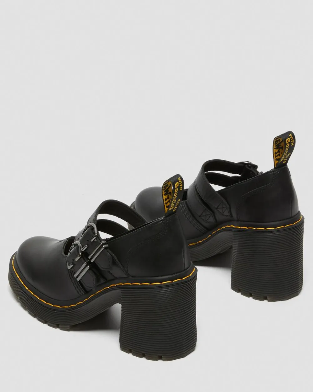 Eviee Sendal Leather Mary Jane Heeled -Kengät*Dr. Martens Cheap