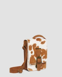 Hair-On Cow Print Vertical Crossbody -Laukku*Dr. Martens Shop