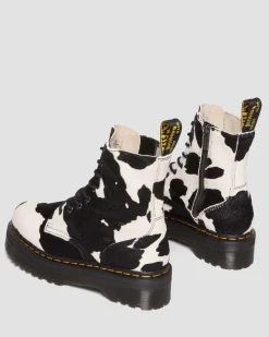 Jadon Hair-On Cow Print Platform -Maiharit*Dr. Martens Clearance