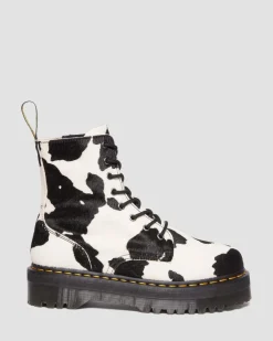 Jadon Hair-On Cow Print Platform -Maiharit*Dr. Martens Clearance