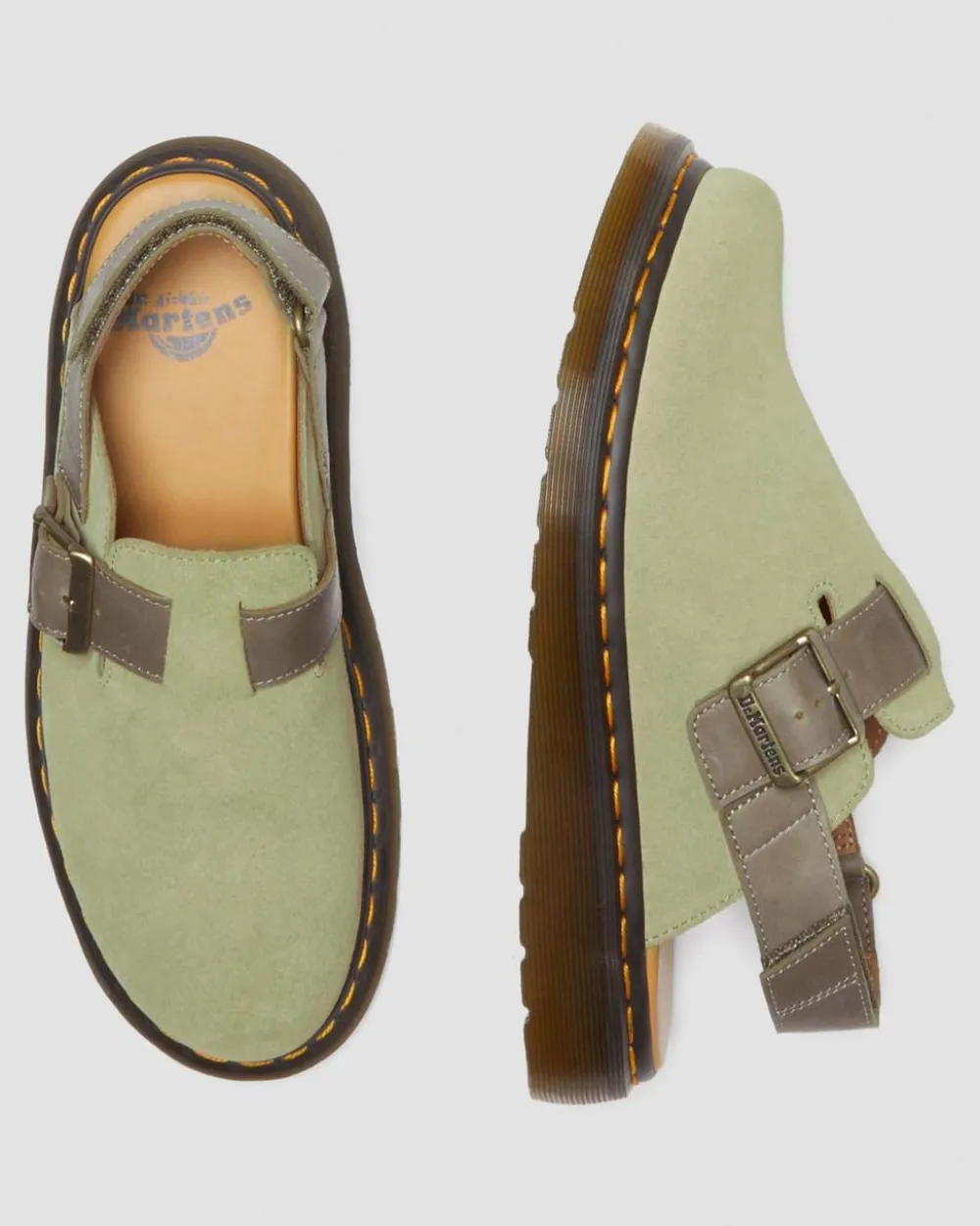 Jorge Ii Suede & Leather Slingback -Lipokkaat*Dr. Martens Clearance