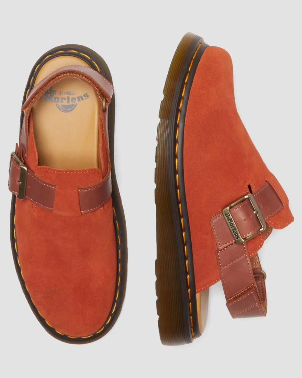 Jorge Ii Suede & Leather Slingback -Lipokkaat*Dr. Martens Discount