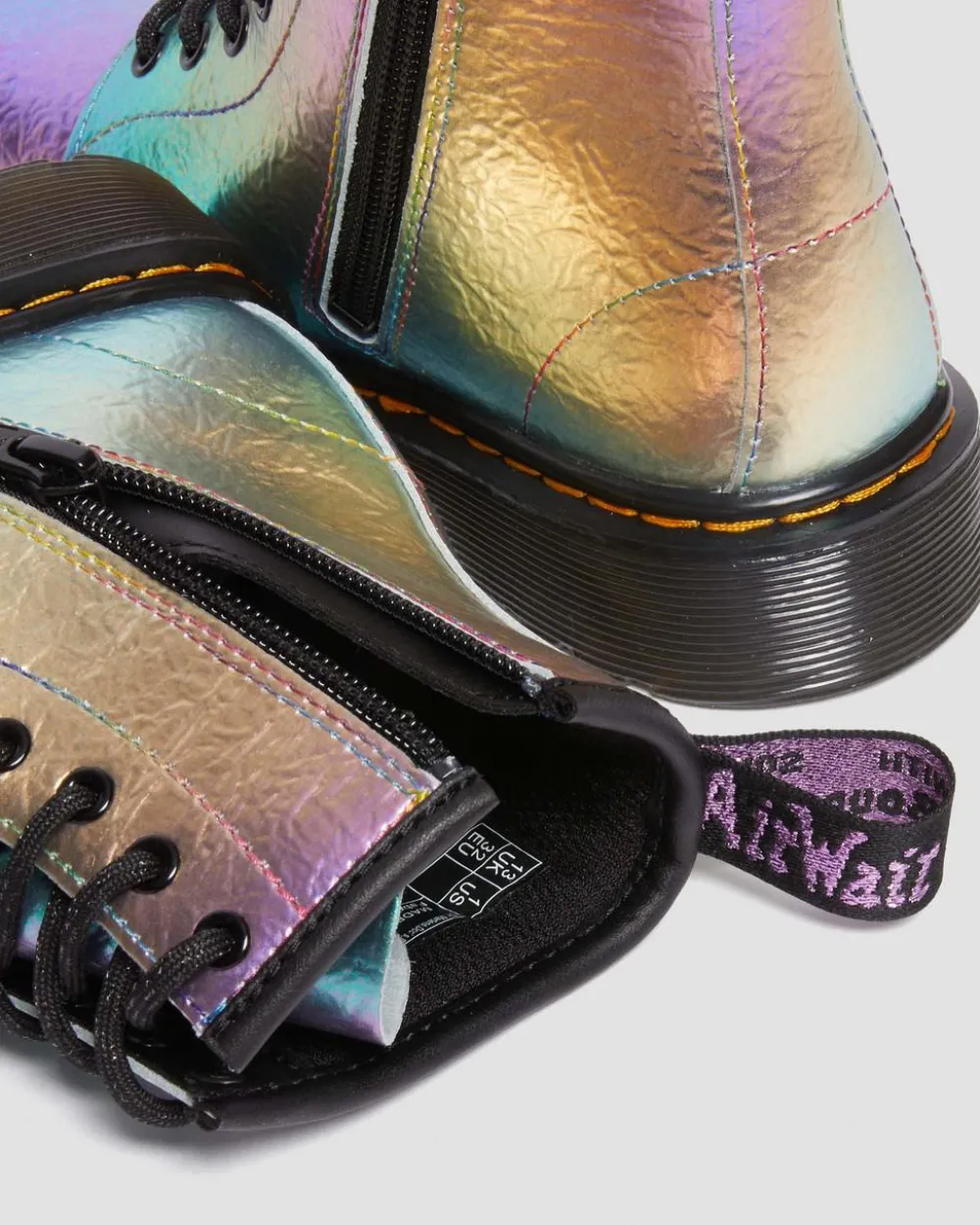 Junior 1460 Rainbow Crinkle Leather Lace Up -Maiharit*Dr. Martens Discount