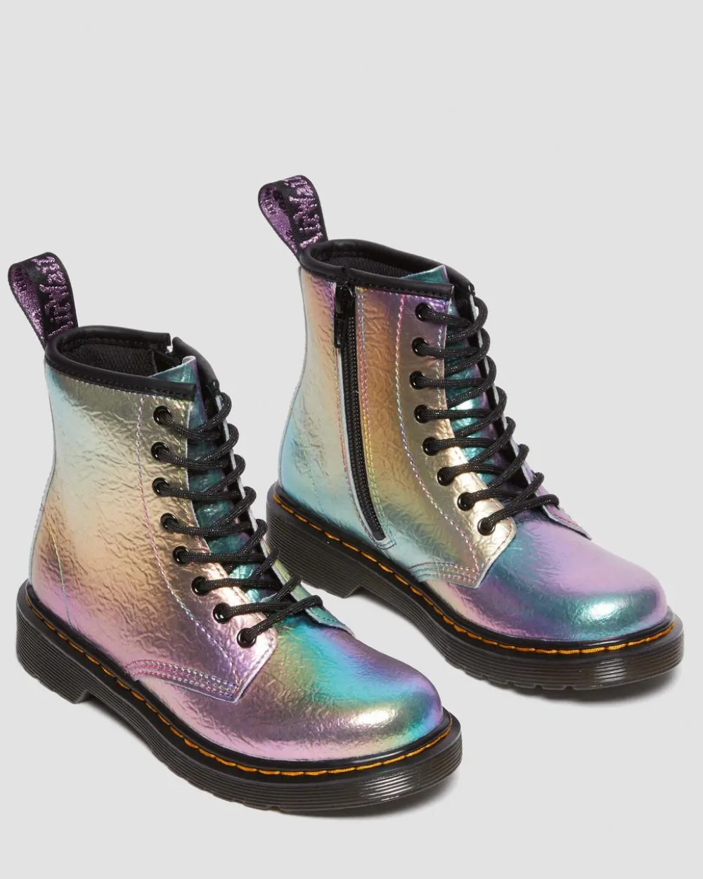 Junior 1460 Rainbow Crinkle Leather Lace Up -Maiharit*Dr. Martens Discount