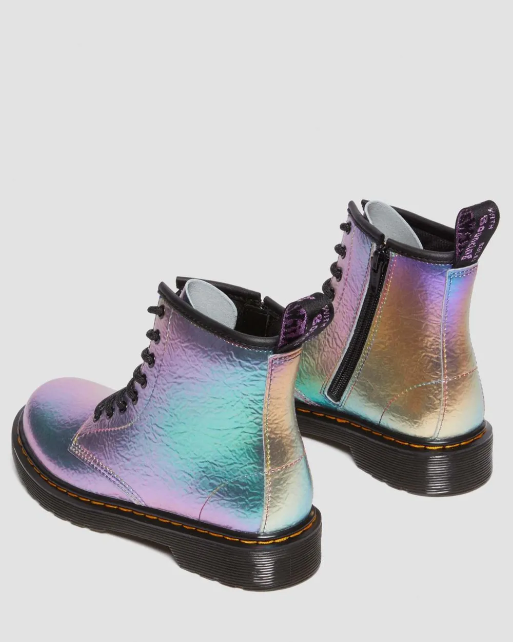 Junior 1460 Rainbow Crinkle Leather Lace Up -Maiharit*Dr. Martens Discount