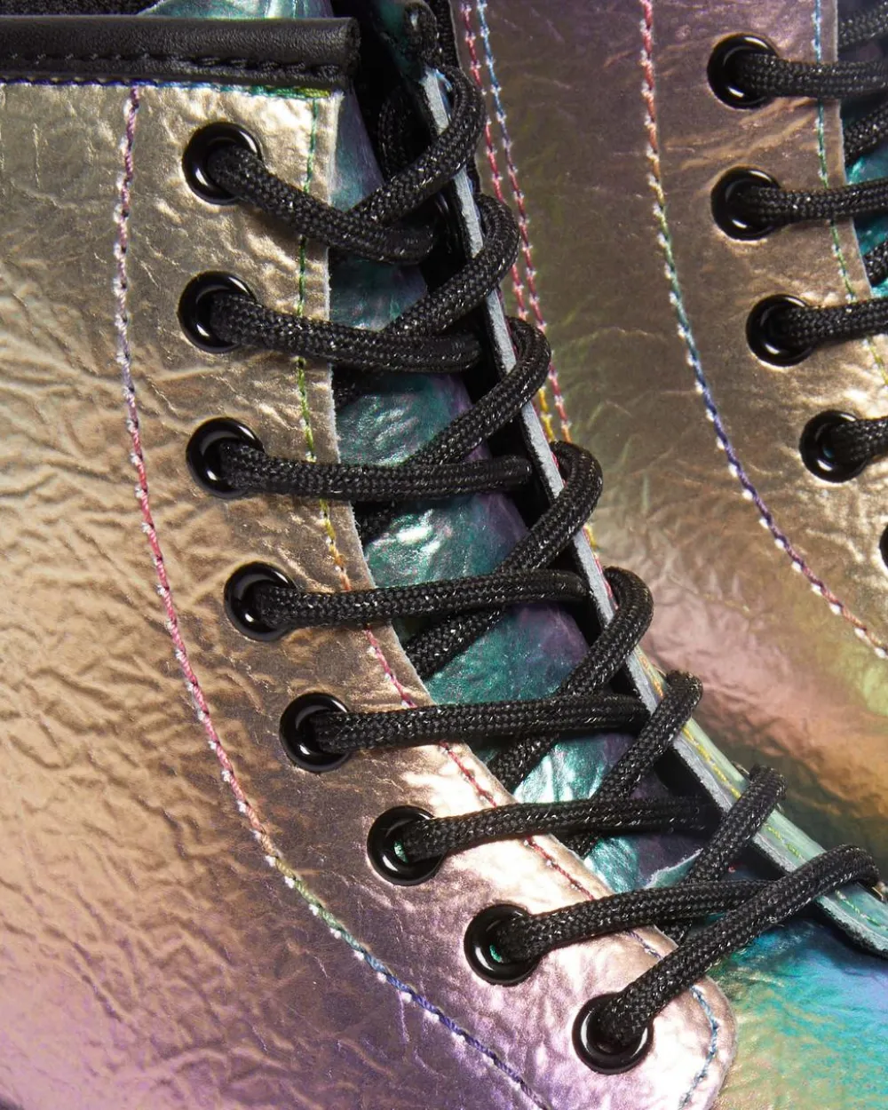 Junior 1460 Rainbow Crinkle Leather Lace Up -Maiharit*Dr. Martens Discount