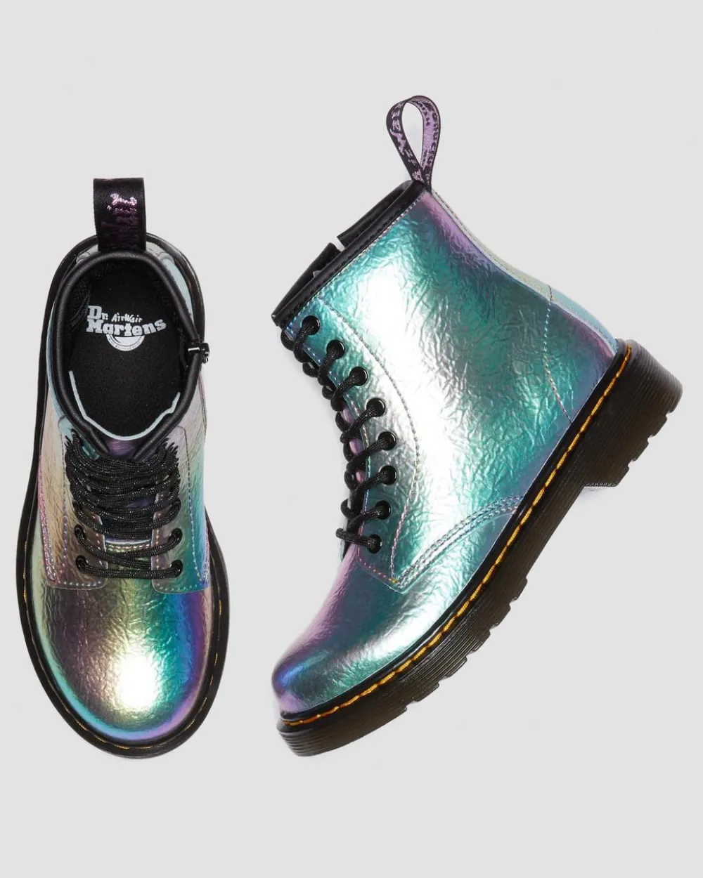 Junior 1460 Rainbow Crinkle Leather Lace Up -Maiharit*Dr. Martens Discount