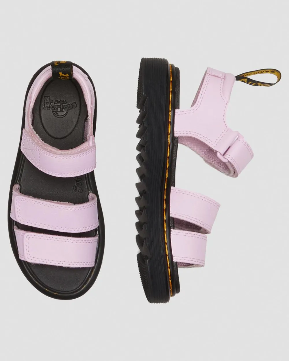 Junior Klaire Athena Leather Strap Velcro -Sandaalit*Dr. Martens Fashion