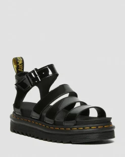 Kiiltonahkaiset Blaire-Gladiaattorisandaalit*Dr. Martens Best