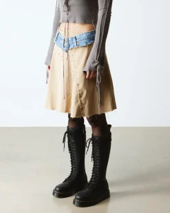 Korkeavartiset 1B60 Bex Pisa Leather Knee High -Maiharit*Dr. Martens Flash Sale
