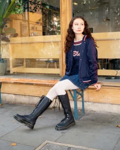 Korkeavartiset 1B60 Bex Pisa Leather Knee High -Maiharit*Dr. Martens Flash Sale