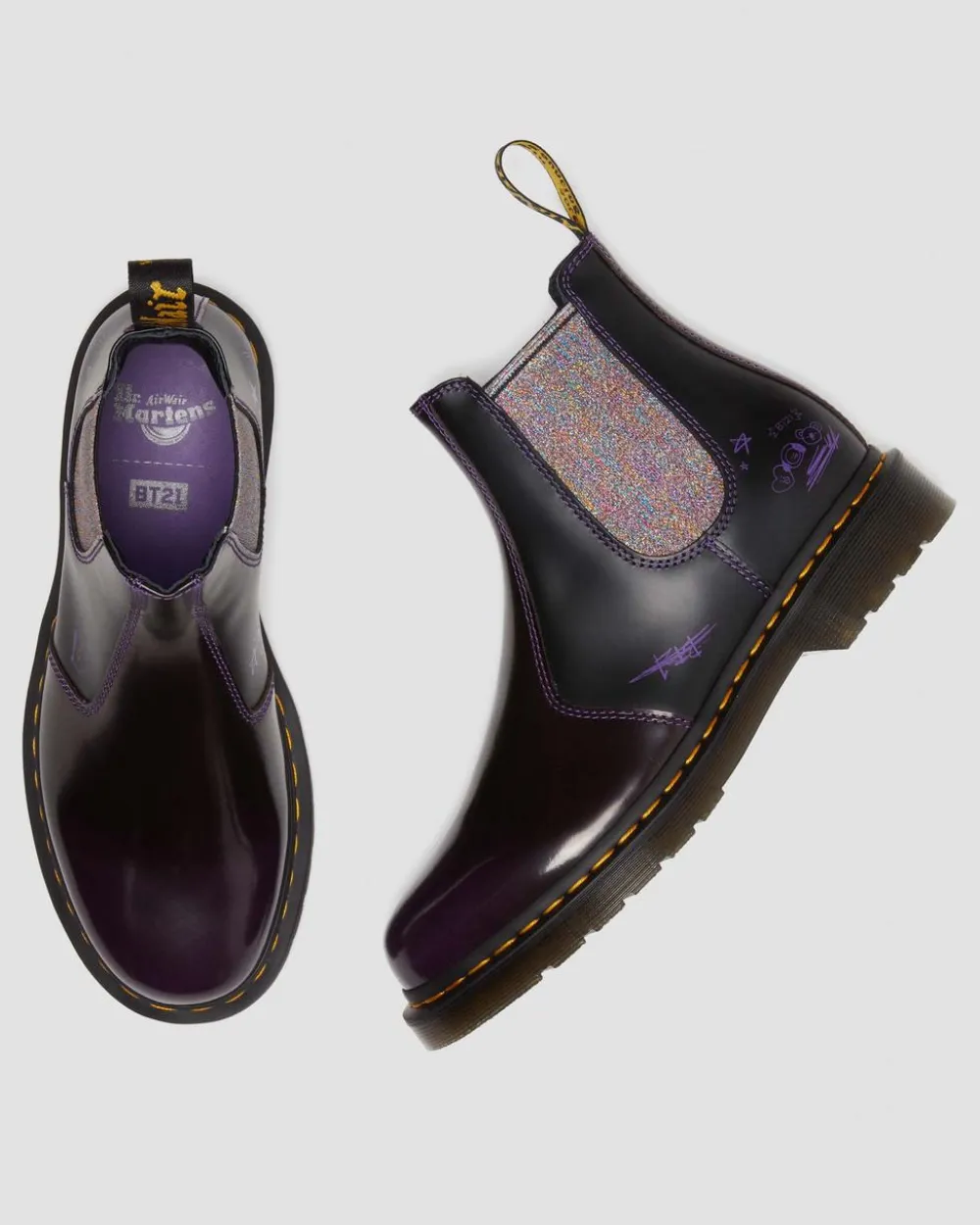 Nahkaiset 2976 Bt21 Chelsea -Bootsit*Dr. Martens Online