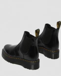 Nahkaiset 2976 Quad Smooth Platform Chelsea -Bootsit*Dr. Martens Discount