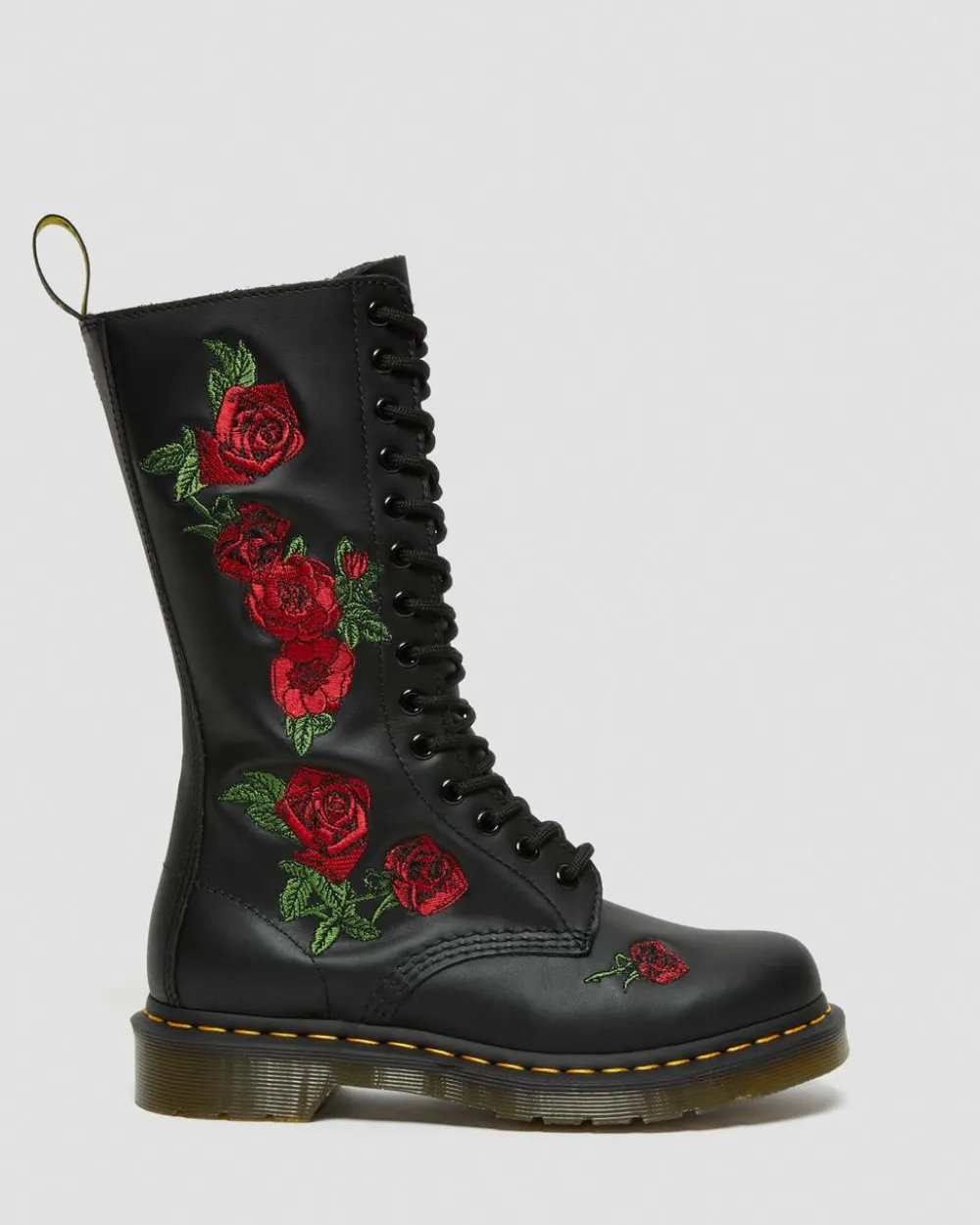 Nahkaiset 1914 Vonda Floral Rose Lace Up -Maiharit*Dr. Martens Cheap