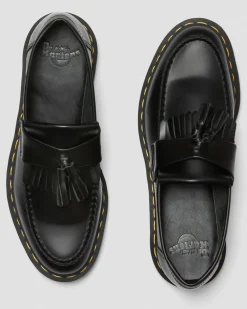 Nahkaiset Adrian Yellow Stitch Smooth Tassle -Loaferit*Dr. Martens Cheap