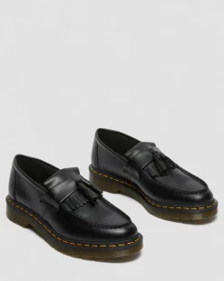 Nahkaiset Adrian Yellow Stitch Smooth Tassle -Loaferit*Dr. Martens Cheap
