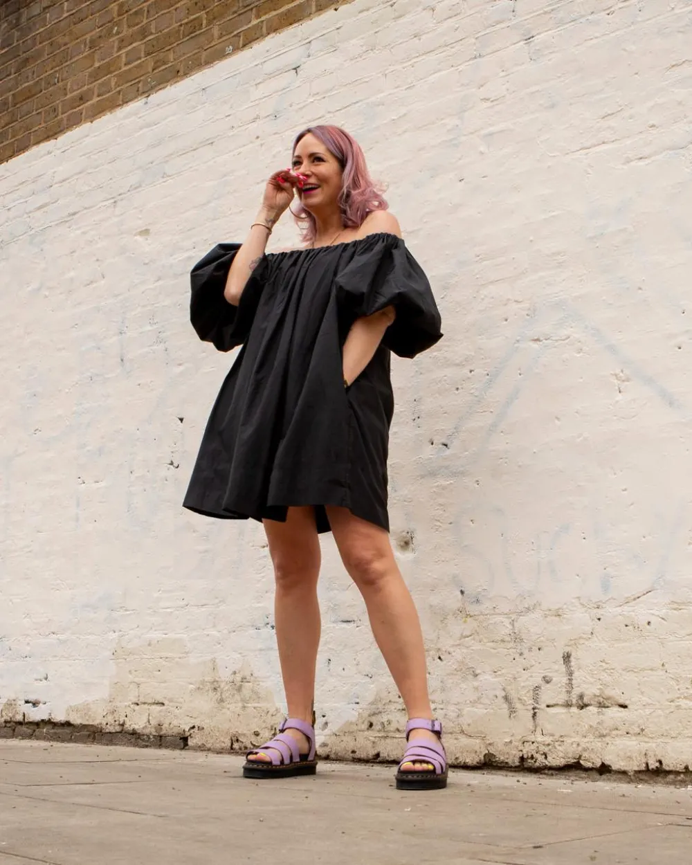 Nahkaiset Blaire Pisa Strap Platform -Sandaalit*Dr. Martens Sale