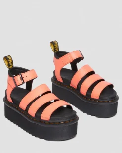 Nahkaiset Blaire Quad Pisa Strap Platform -Sandaalit*Dr. Martens Shop